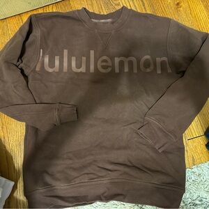 lululemon athletica Brown Crewneck